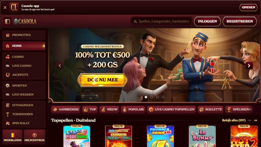 review over het belgische online casino van casoola
