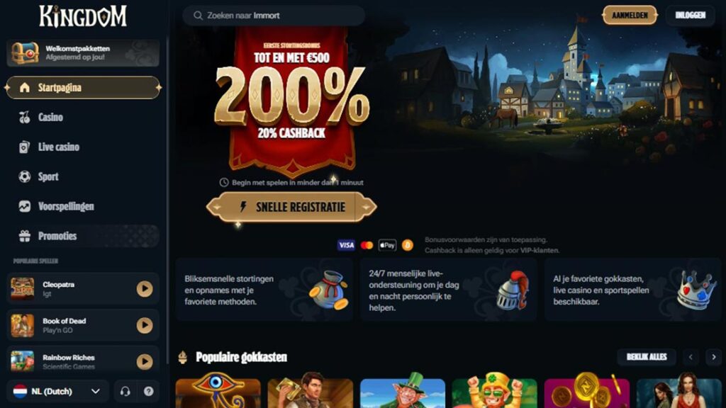 review over het online casino uit belgie van kingdom